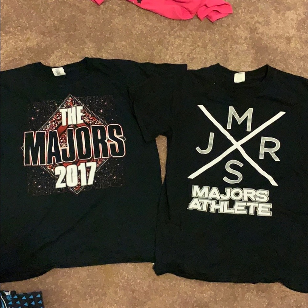 Cheer The Majors Shirts- 2017 and 2018